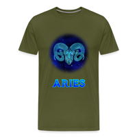 Thumbnail for Men's Aries Premium T-Shirt - olive green