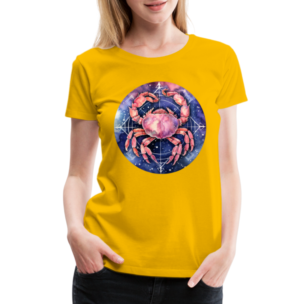 Women’s Mythical Cancer Premium T-Shirt - sun yellow