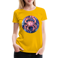 Thumbnail for Women’s Mythical Cancer Premium T-Shirt - sun yellow