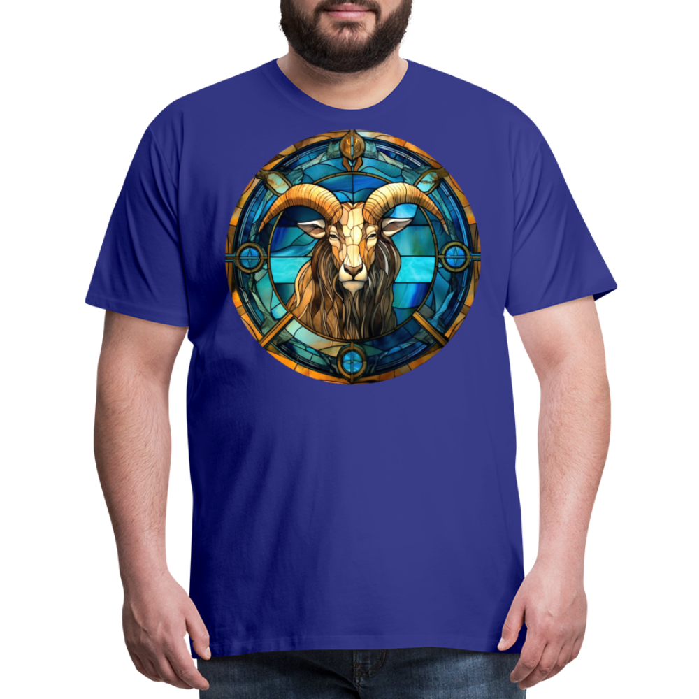 Men's Mosaic Capricorn Premium T-Shirt - royal blue