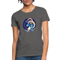 Thumbnail for Women's Mythical Capricorn T-Shirt - charcoal