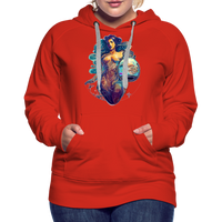 Thumbnail for Women’s Mythical Aquarius Premium Hoodie - red