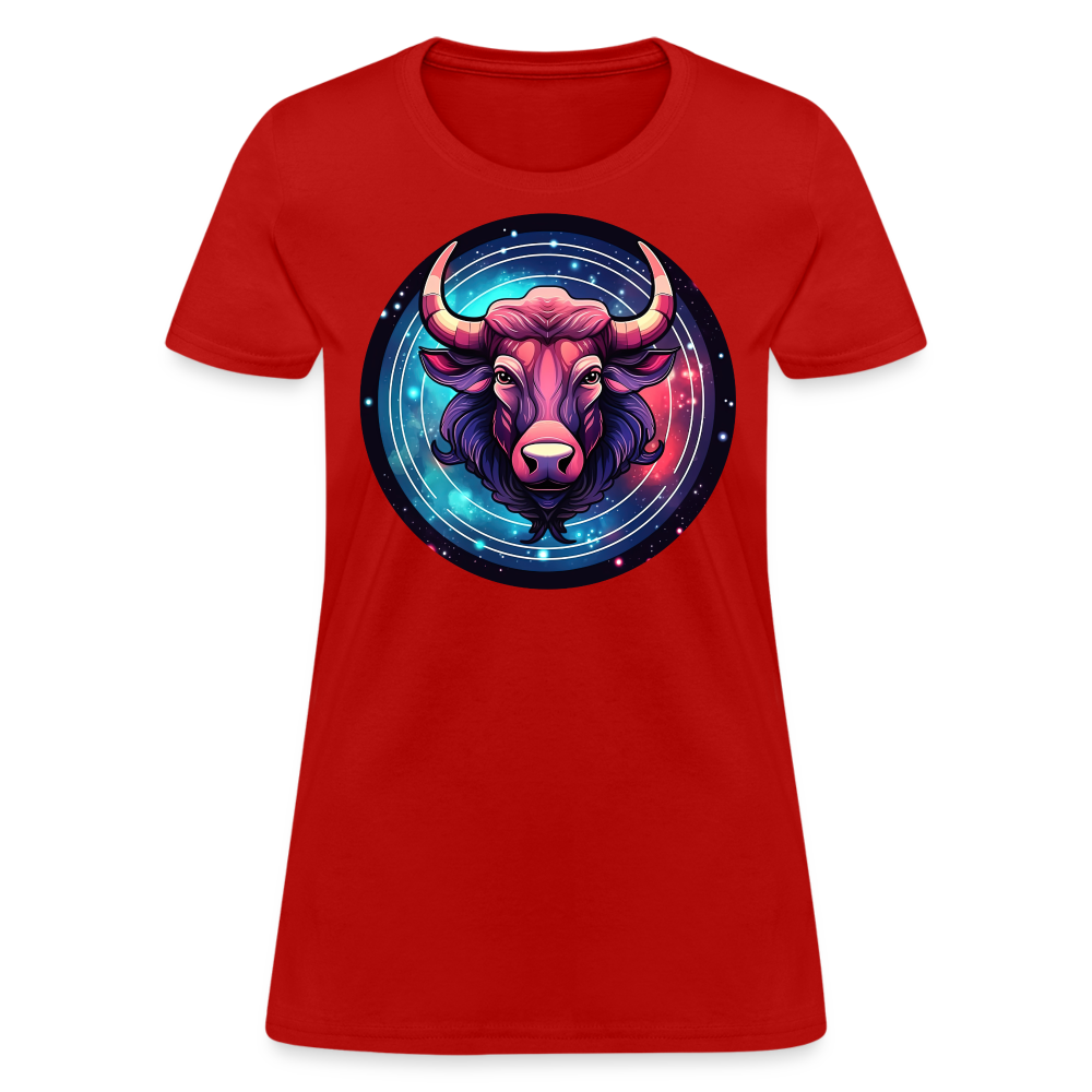 Women's Mystic Taurus T-Shirt - red