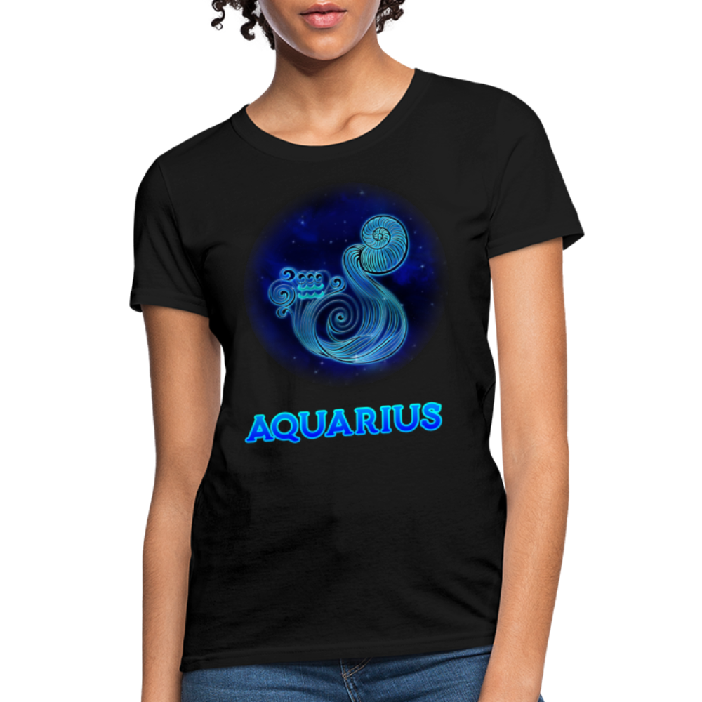 Women's Stellar Aquarius T-Shirt - black