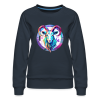 Thumbnail for Women’s Mythical Aries Premium Sweatshirt - navy