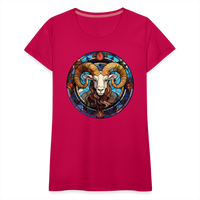 Thumbnail for Women’s Mosaic Aries Premium T-Shirt - dark pink