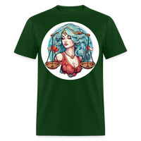 Thumbnail for Men's Symbol Libra Classic T-Shirt - forest green