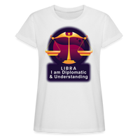 Thumbnail for Women's Glow Libra Relaxed Fit T-Shirt - white