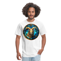 Thumbnail for Men's Mosaic Capricorn Classic T-Shirt - white