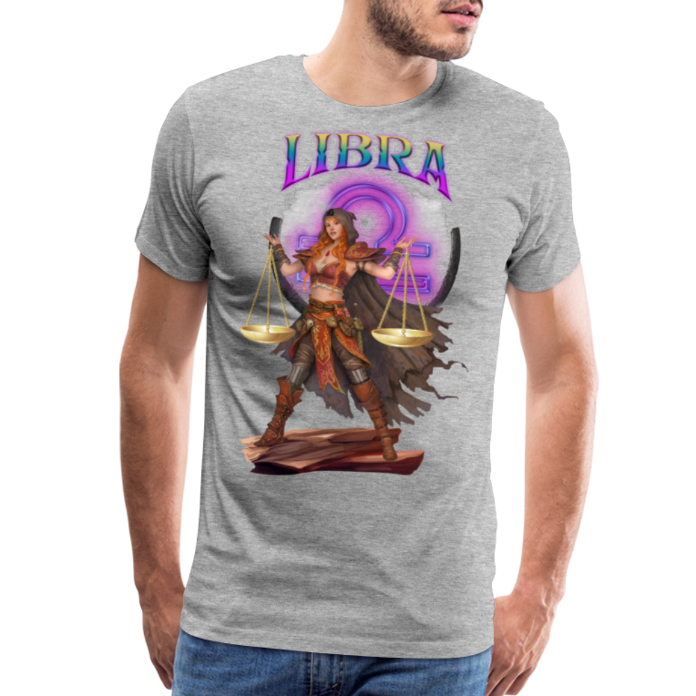 Men's Astral Libra Premium T-Shirt - heather gray