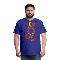 Thumbnail for Men's Power Words Leo Premium T-Shirt - royal blue