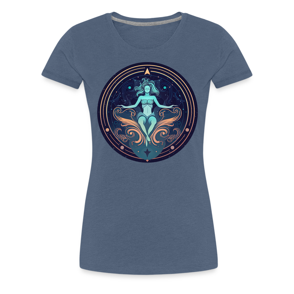 Women’s Mystic Aquarius Premium T-Shirt - heather blue