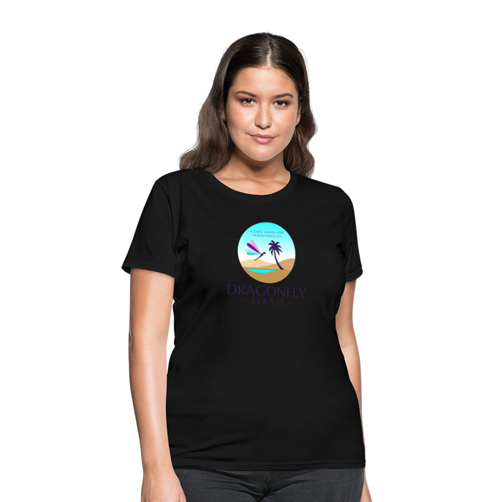 Women's Dragonfly Oasis V.1 Capricorn T-Shirt - black