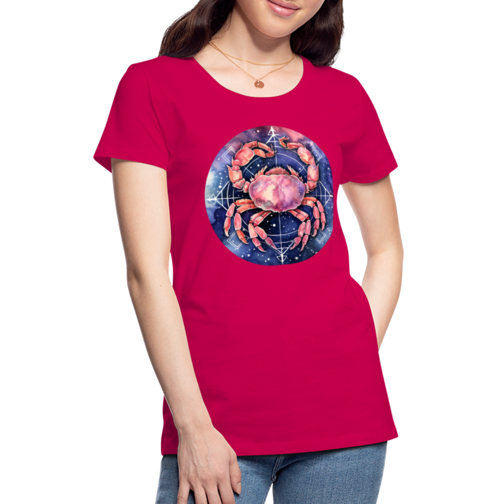 Women’s Mythical Cancer Premium T-Shirt - dark pink