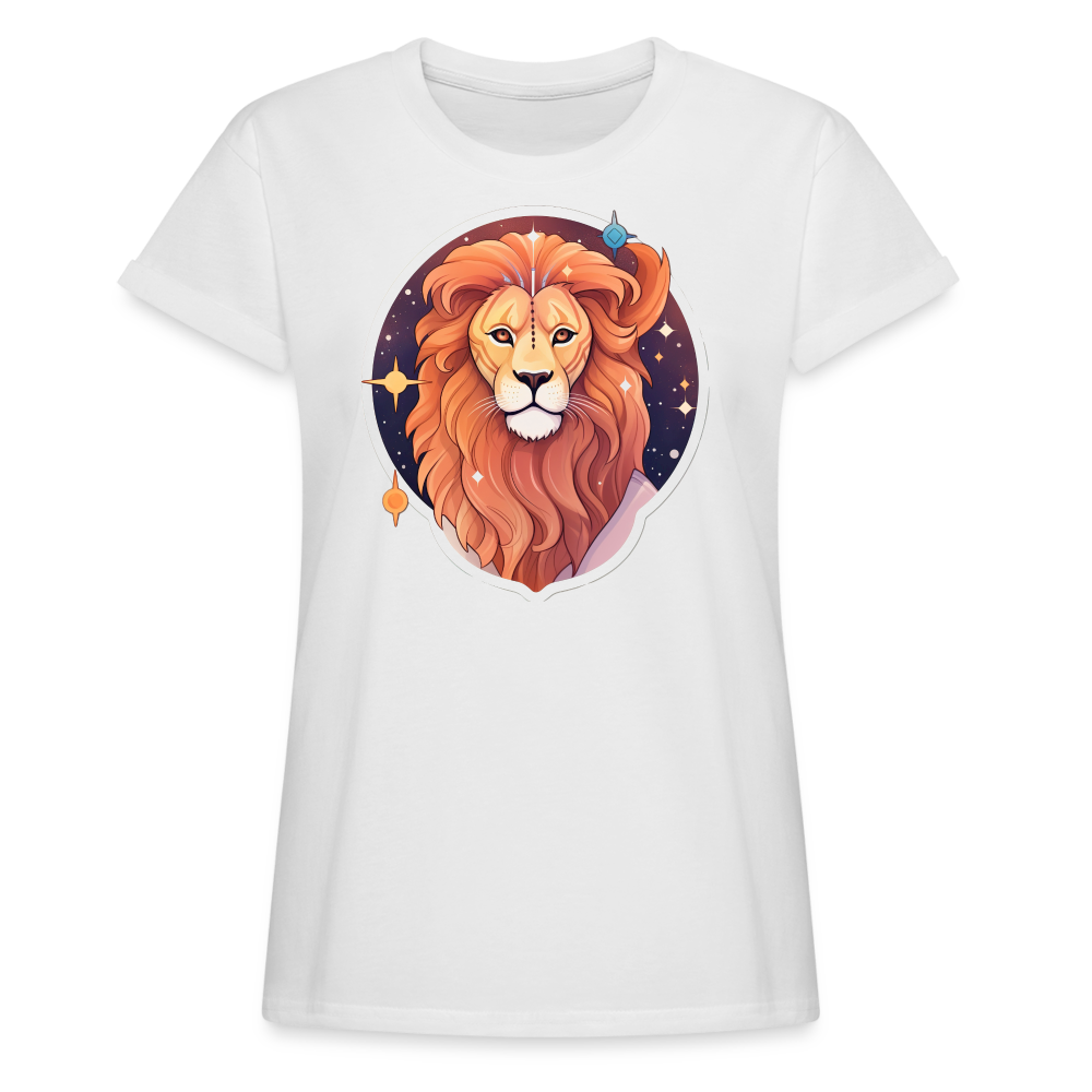 Women's Symbol Leo Relaxed Fit T-Shirt - white