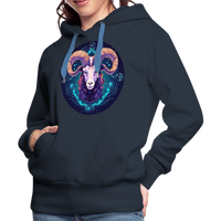 Thumbnail for Women’s Magic Capricorn Premium Hoodie - navy