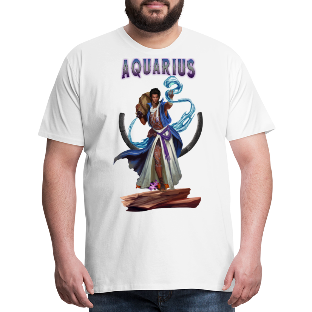 Men's Astral Aquarius Premium T-Shirt - white