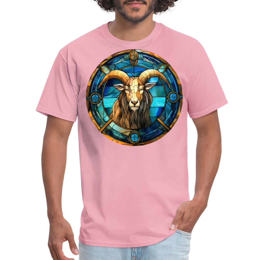 Men's Mosaic Capricorn Classic T-Shirt - pink