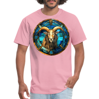 Thumbnail for Men's Mosaic Capricorn Classic T-Shirt - pink