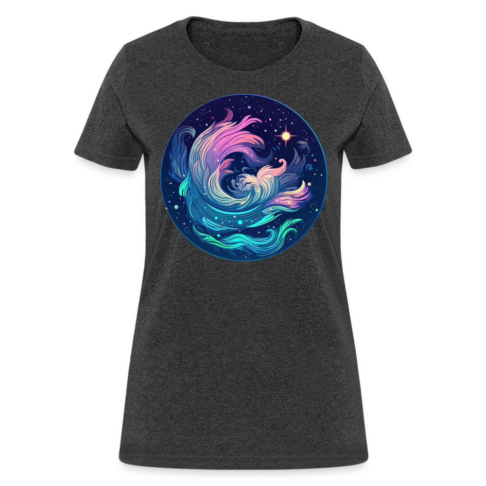 Women's Magic Aquarius T-Shirt - heather black