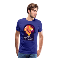 Thumbnail for Men's Glow Leo Premium T-Shirt - royal blue