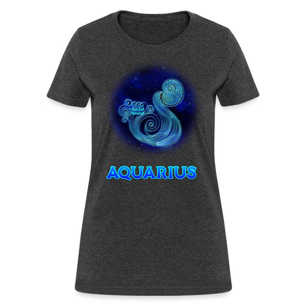 Women's Stellar Aquarius T-Shirt - heather black