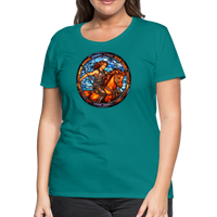 Thumbnail for Women’s Mosaic Sagittarius Premium T-Shirt - teal