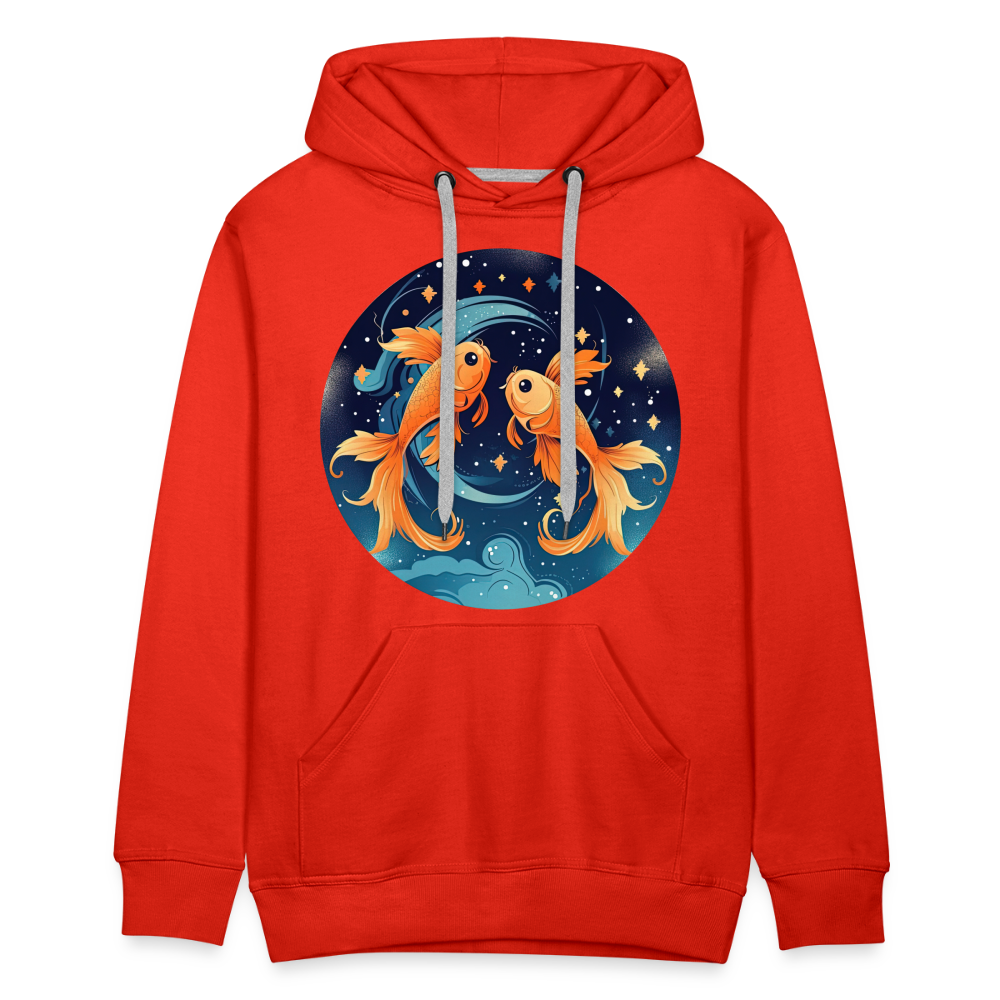 Men’s Magic Pisces Premium Hoodie - red