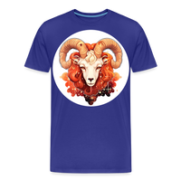 Thumbnail for Men's Symbol Aries Premium T-Shirt - royal blue