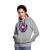 Thumbnail for Women’s Mythical Cancer Premium Hoodie - heather grey