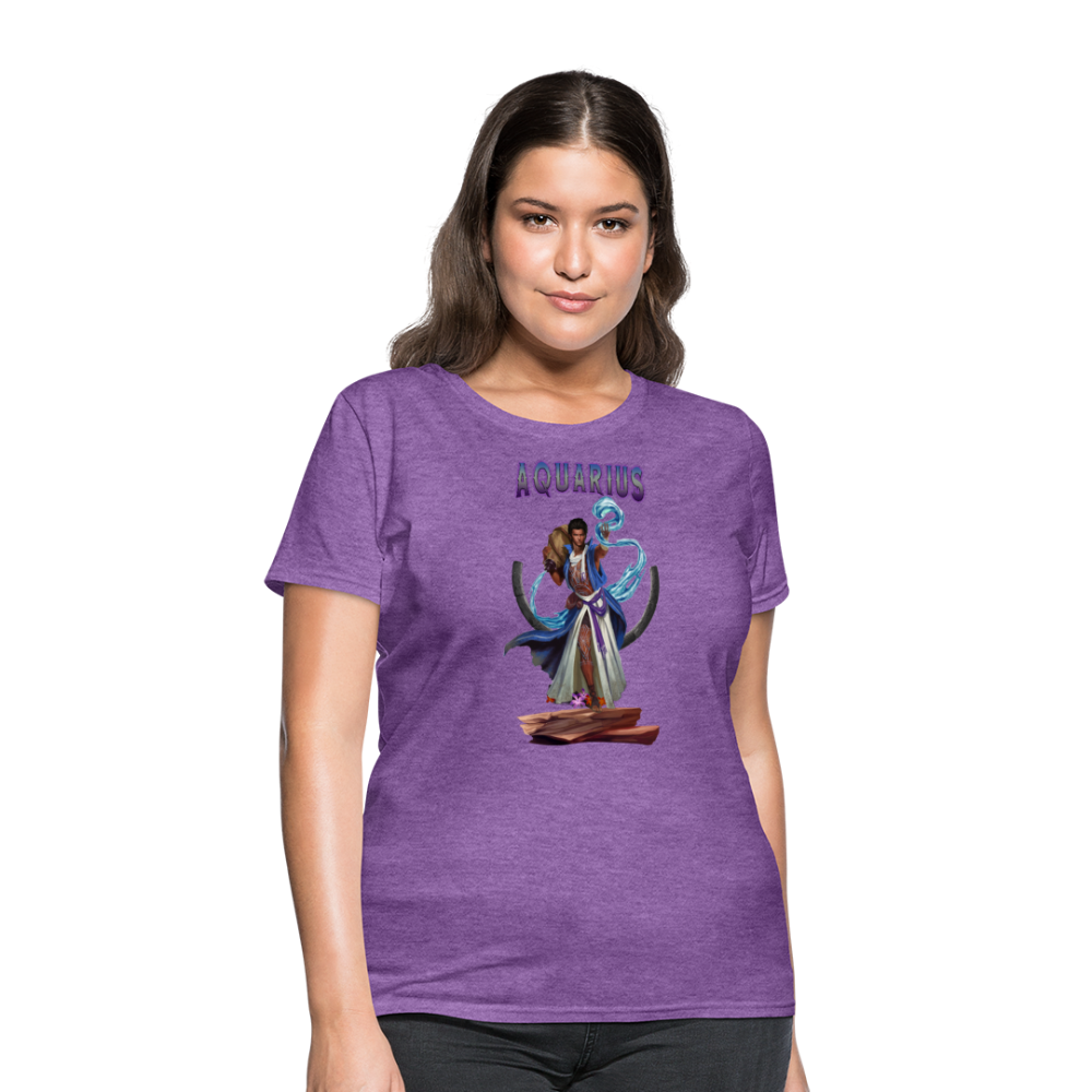 Women's Astral Aquarius T-Shirt - purple heather