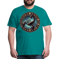 Thumbnail for Men's Mythical Scorpio Premium T-Shirt - teal