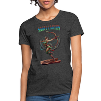 Thumbnail for Astral Sagittarius Women's T-Shirt - heather black