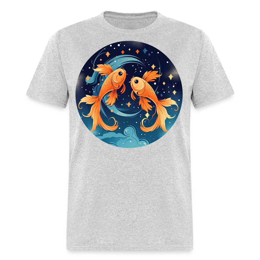 Men's Magic Pisces Classic T-Shirt - heather gray