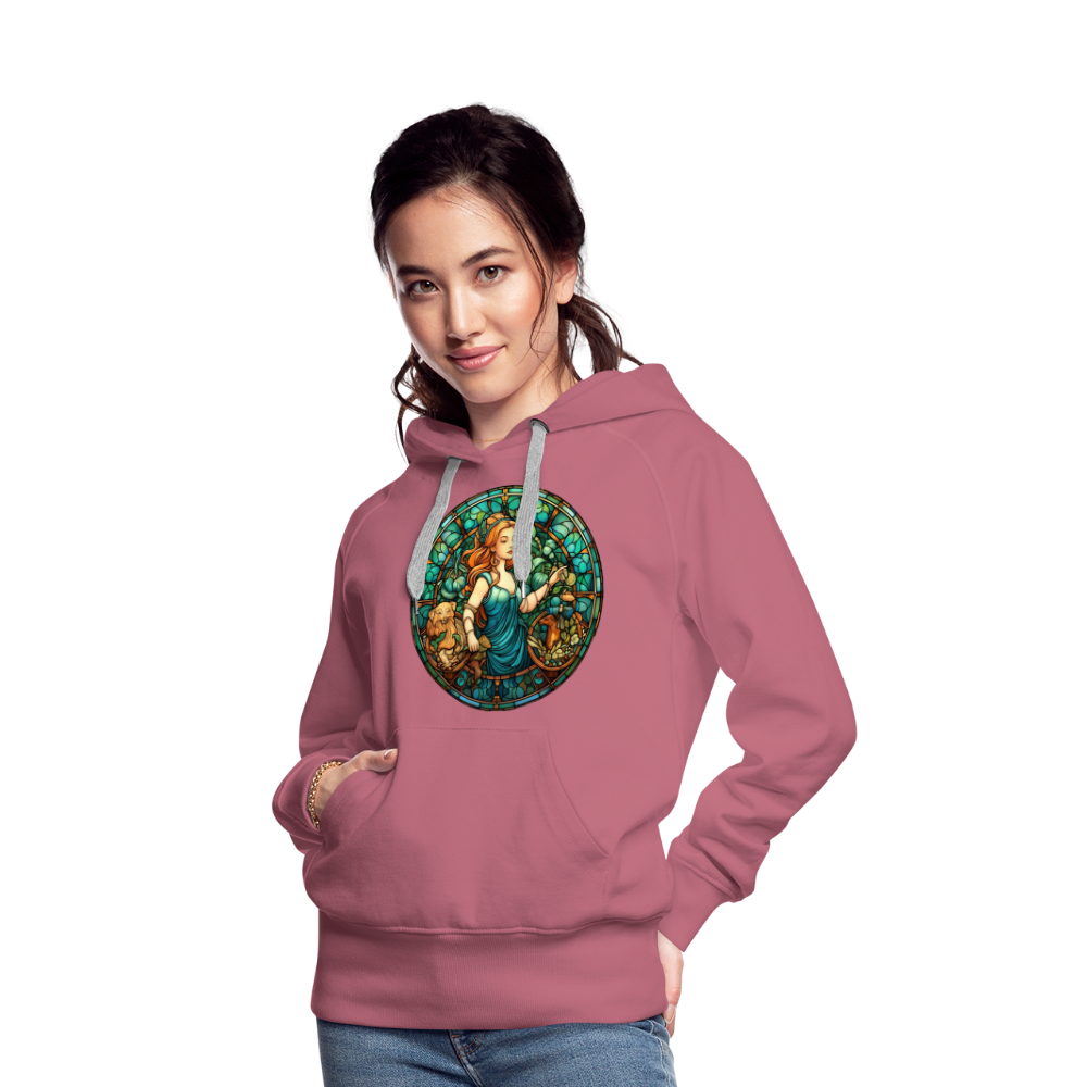 Women’s Mosaic Virgo Premium Hoodie - mauve