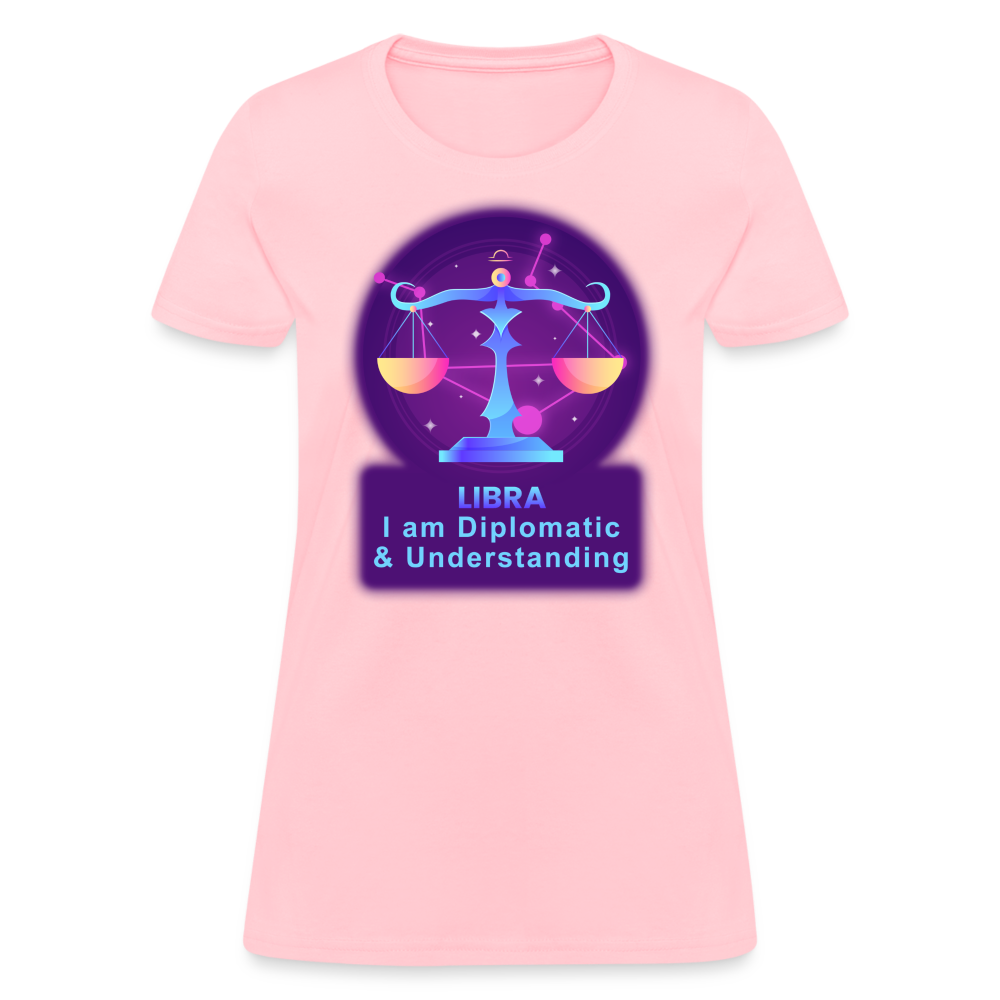 Women's Neon Libra T-Shirt - pink