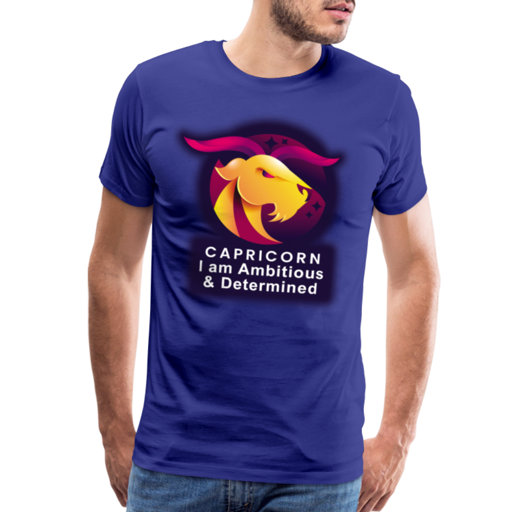 Men's Glow Capricorn Premium T-Shirt - royal blue