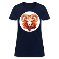 Thumbnail for Women's Symbol Aries T-Shirt - navy