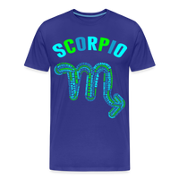 Thumbnail for Men's Power Words Scorpio Premium T-Shirt - royal blue