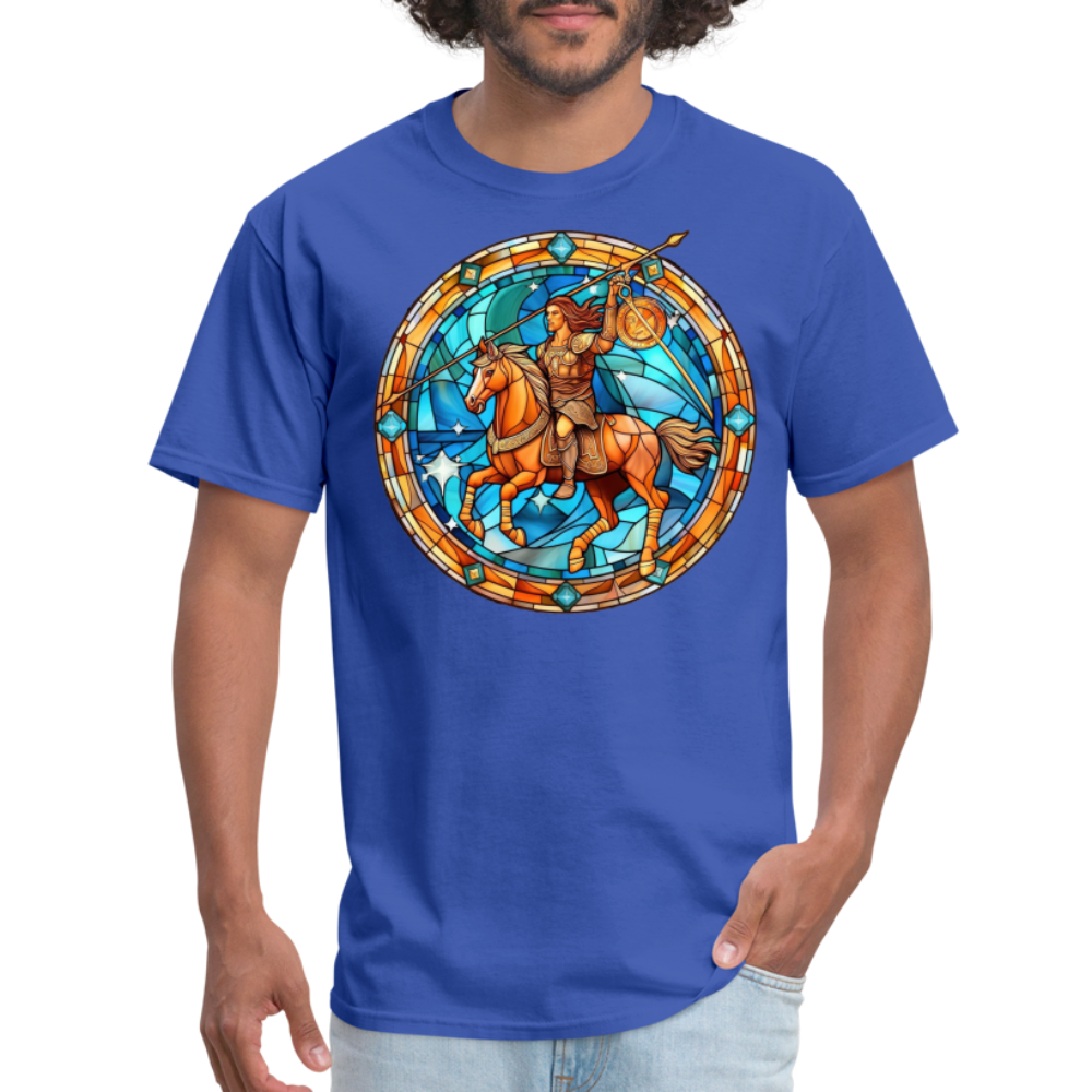 Men's Mosaic Sagittarius Classic T-Shirt - royal blue