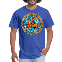 Thumbnail for Men's Mosaic Sagittarius Classic T-Shirt - royal blue