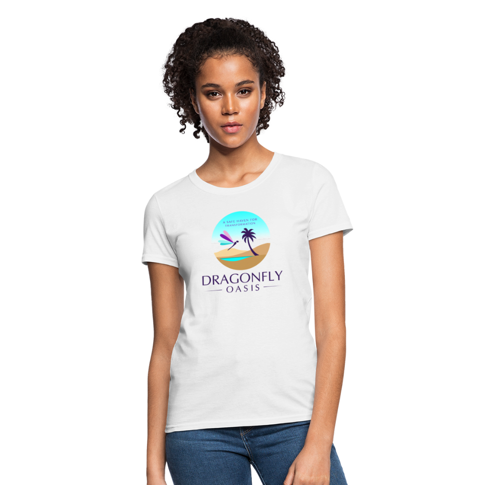 Women's Dragonfly Oasis V.1 Capricorn T-Shirt - white