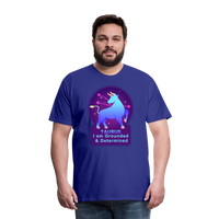 Thumbnail for Men's Neon Taurus Premium T-Shirt - royal blue