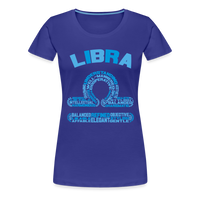 Thumbnail for Women's Power Words Libra Premium T-Shirt - royal blue