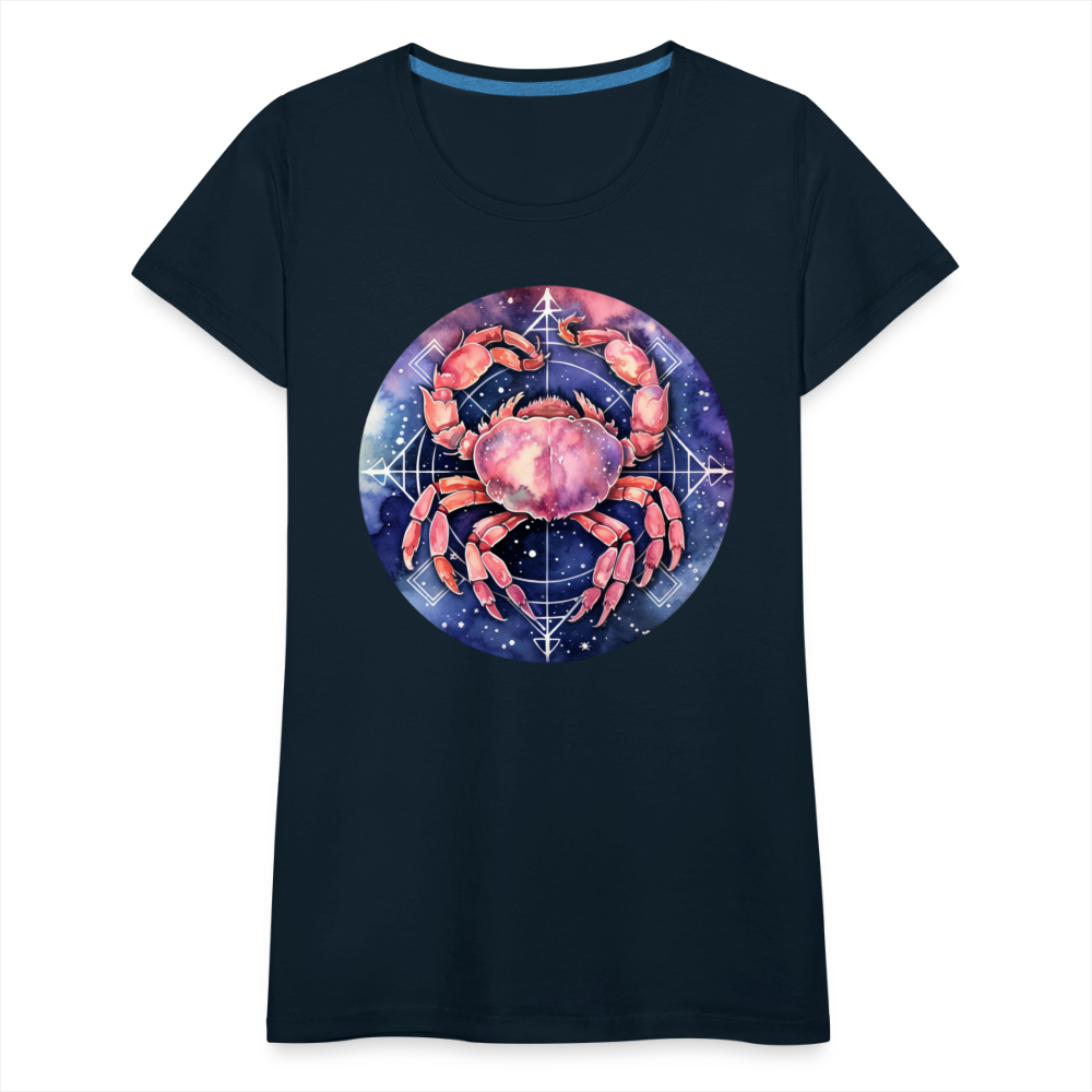 Women’s Mythical Cancer Premium T-Shirt - deep navy