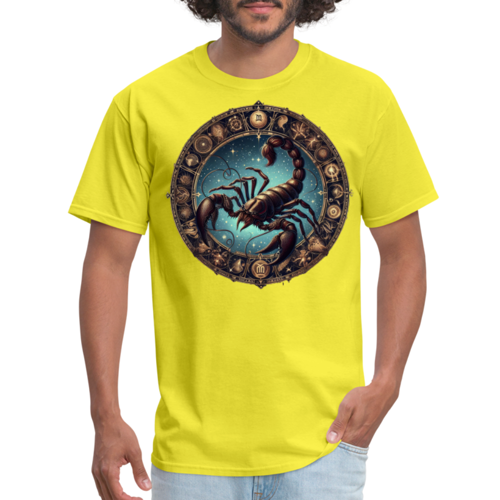 Men's Mythical Scorpio Classic T-Shirt - yellow