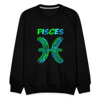 Thumbnail for Men's Power Words Pisces Premium Sweatshirt - black