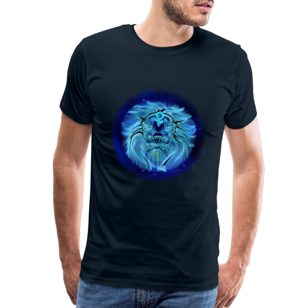 Men's Leo Premium T-Shirt - deep navy