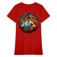 Thumbnail for Women's Mosaic Gemini T-Shirt - red