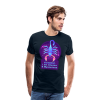 Thumbnail for Men's Neon Scorpio Premium T-Shirt - deep navy